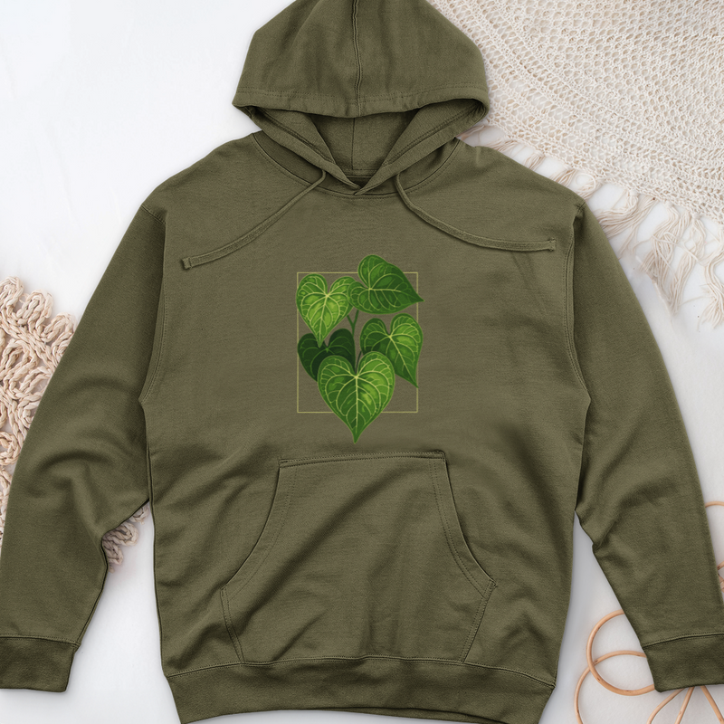 Anthurium Midweight Hooded Sweatshirt