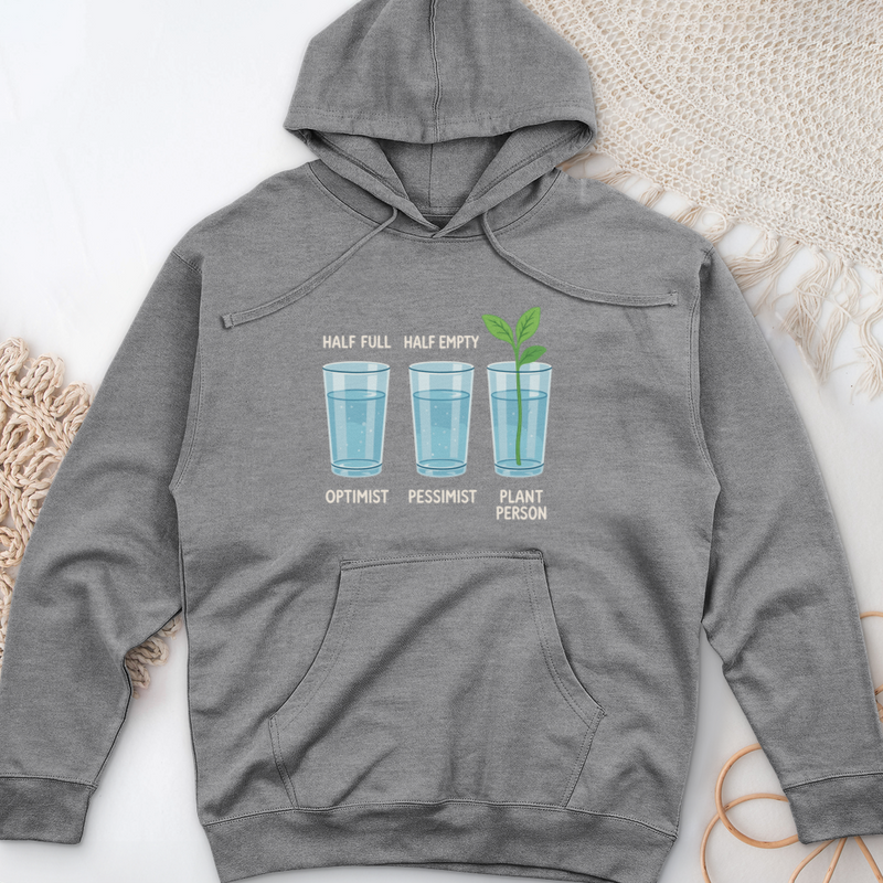 Glass Half Midweight Hooded Sweatshirt