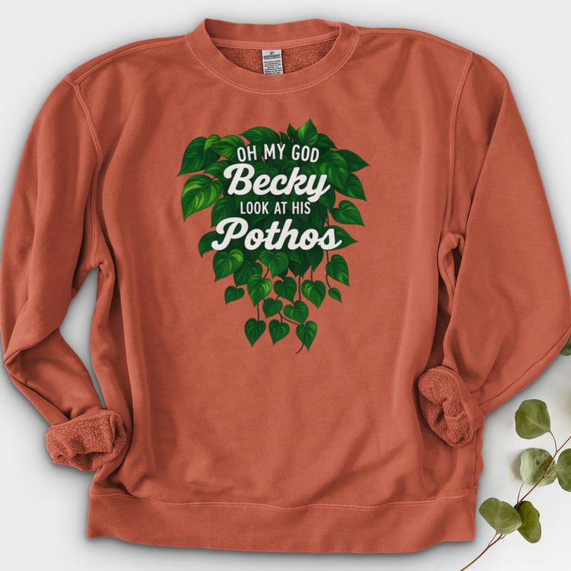 Look at His Pothos Crewneck