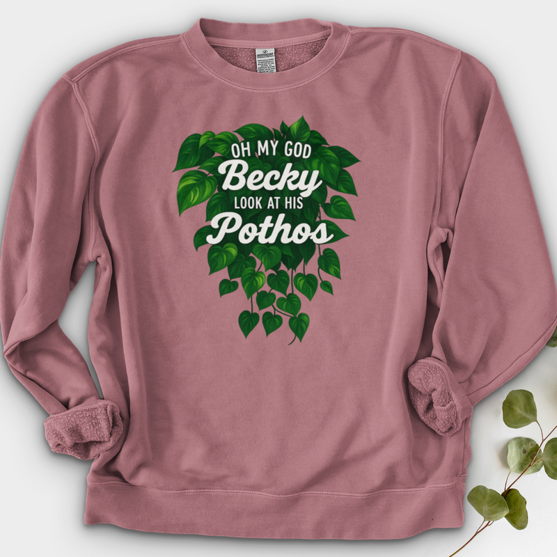 Look at His Pothos Crewneck