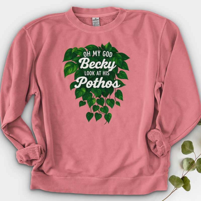 Look at His Pothos Crewneck