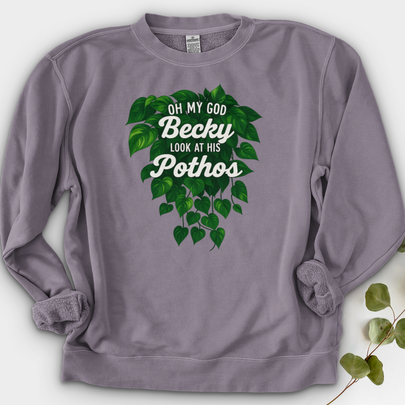 Look at His Pothos Crewneck