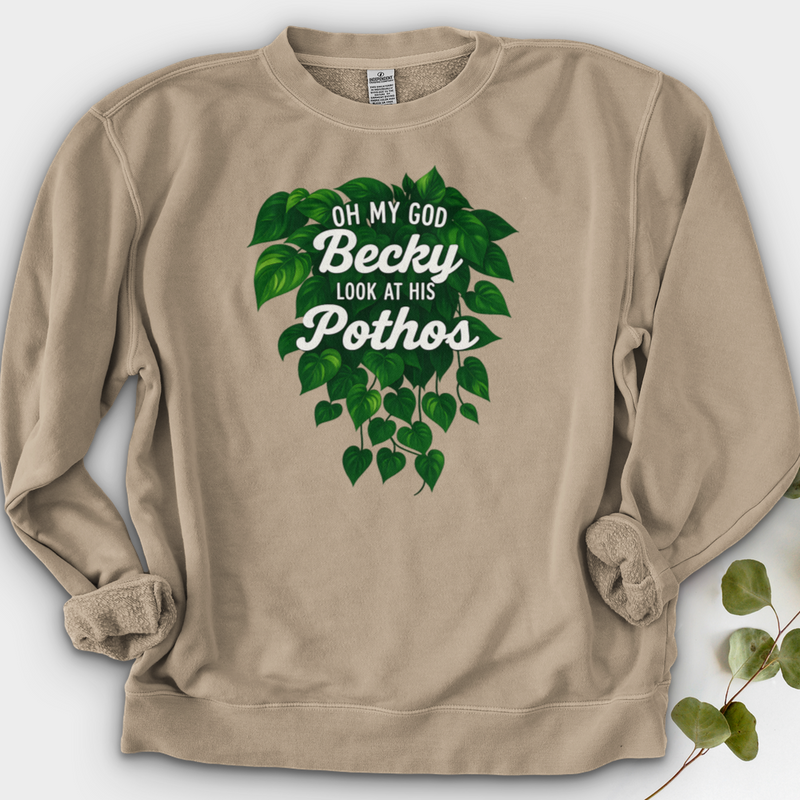 Look at His Pothos Crewneck