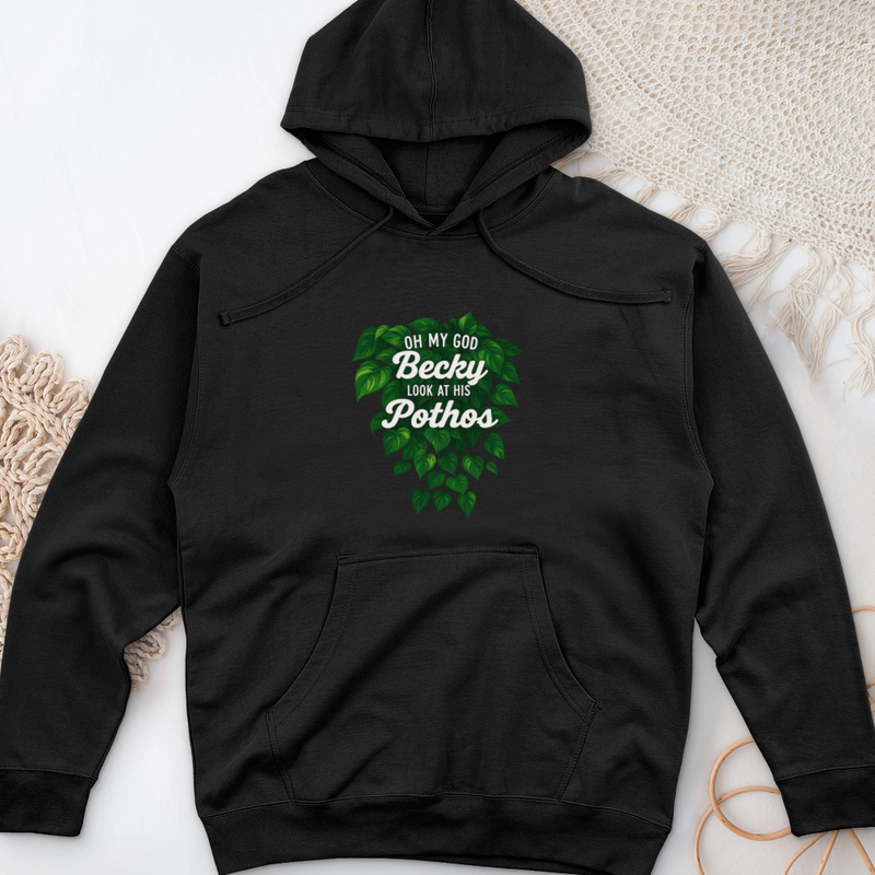 Look at His Pothos Midweight Hooded Sweatshirt