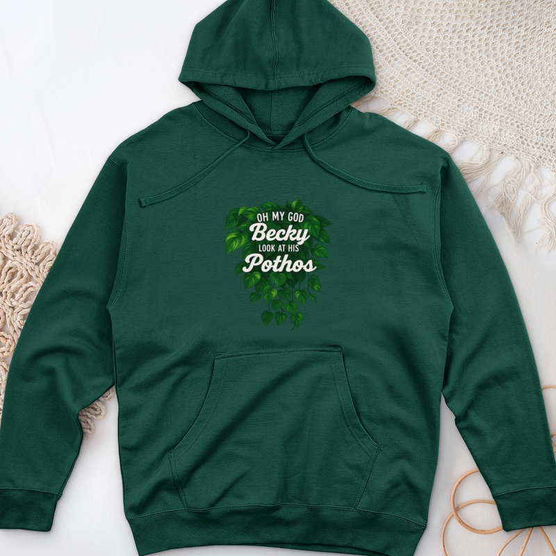Look at His Pothos Midweight Hooded Sweatshirt