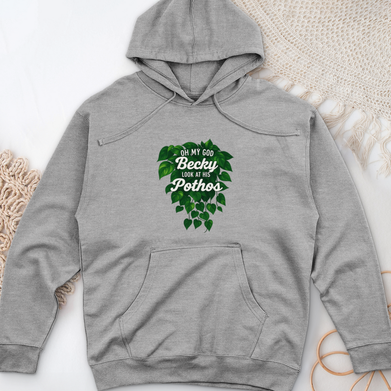 Look at His Pothos Midweight Hooded Sweatshirt