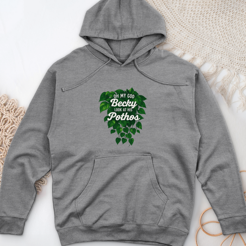 Look at His Pothos Midweight Hooded Sweatshirt