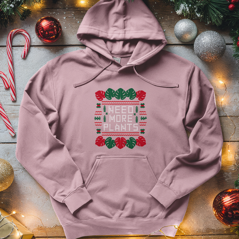 Need More Plants Midweight Hooded Sweatshirt