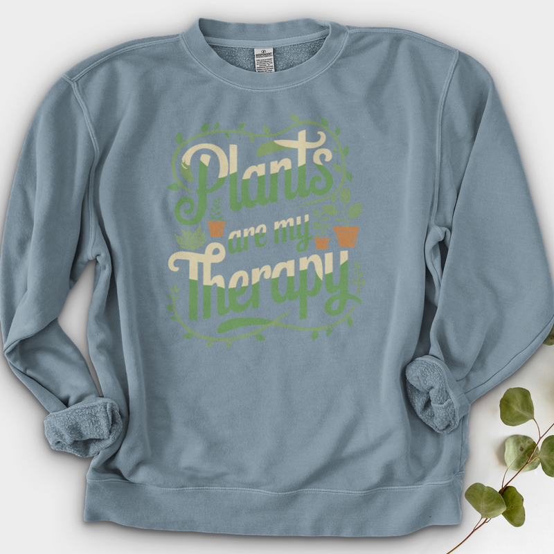 Plants are my Therapy 2 Crewneck