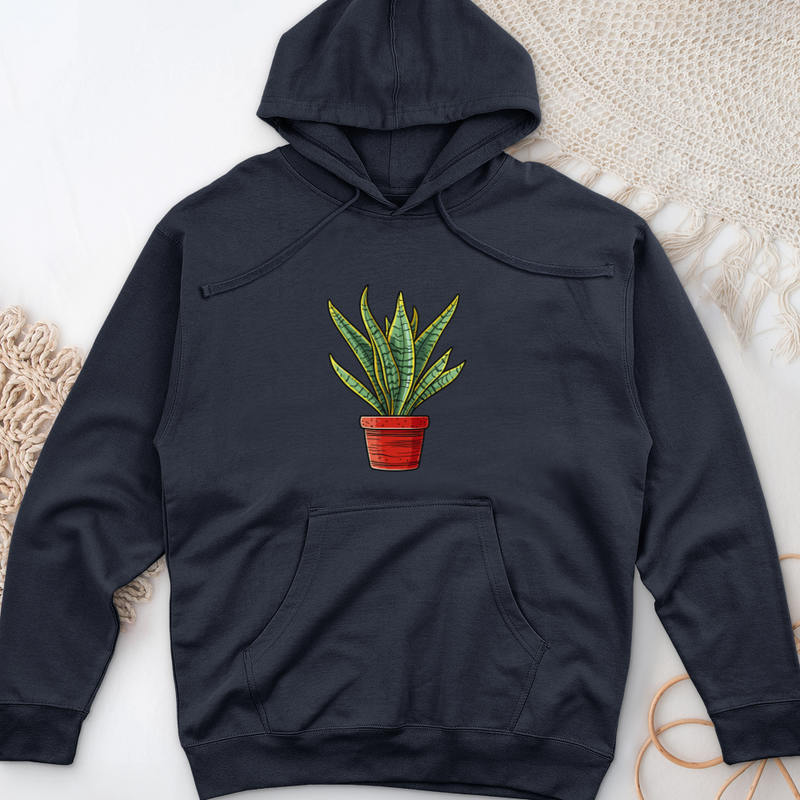 Snake Plant 2 Midweight Hooded Sweatshirt