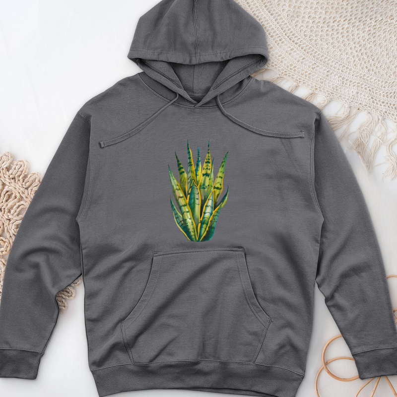 Snake Plant 3 Midweight Hooded Sweatshirt