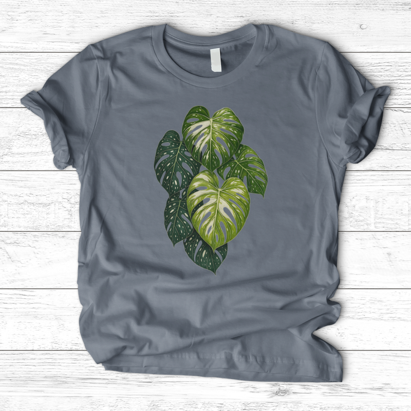 Variegated Monstera Leaf T-Shirt