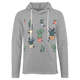Unisex Lightweight Terry Hoodie - heather gray