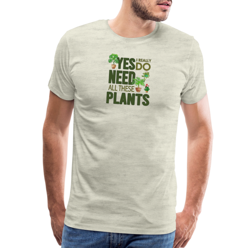 Men's Premium T-Shirt - heather oatmeal
