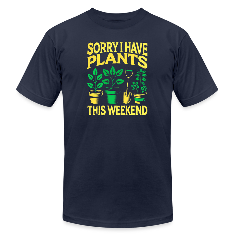 Sorry I have plants this weekend - navy