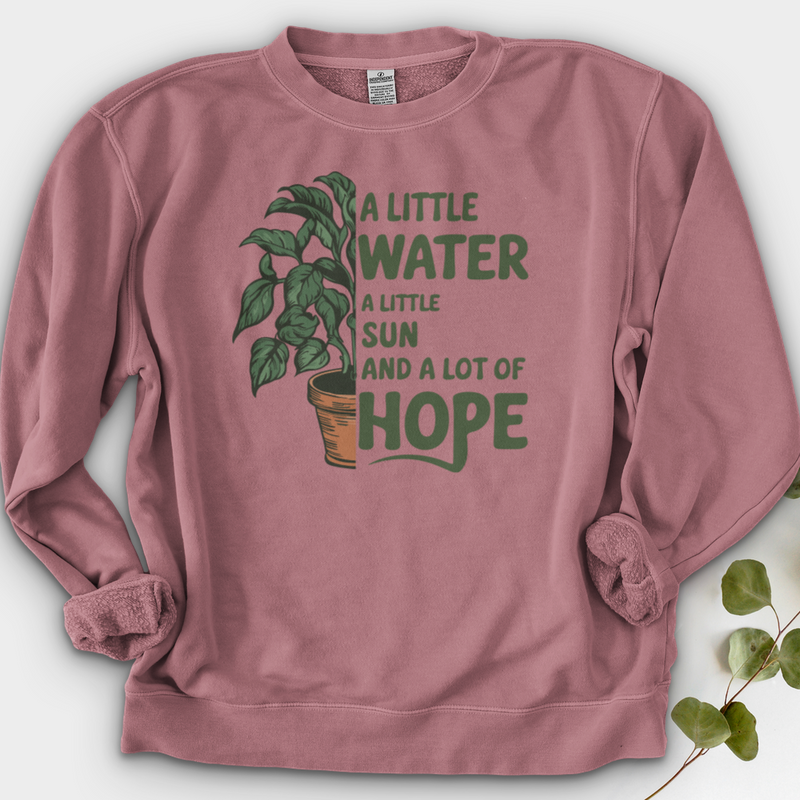 A Little Water, A Little Sun, & A Lot of Hope Crewneck