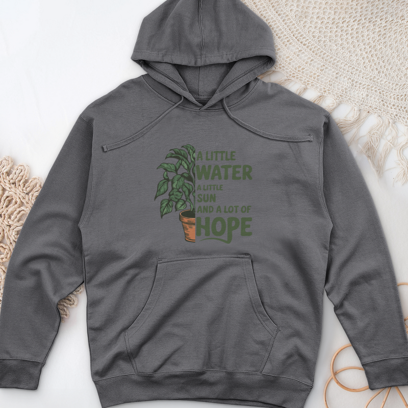 A Little Water, A Little Sun, & A Lot of Hope Midweight Hooded Sweatshirt