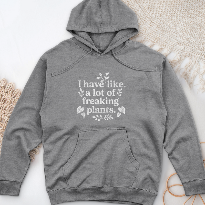 A Lot of Freaking Plants Midweight Hooded Sweatshirt
