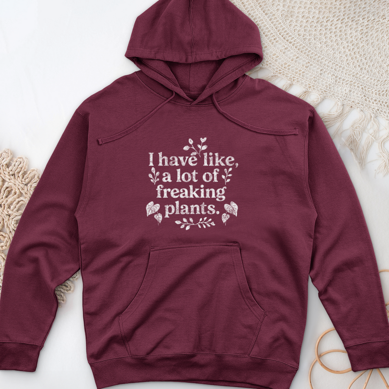 A Lot of Freaking Plants Midweight Hooded Sweatshirt
