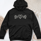 Anthurium Plant Midweight Hooded Sweatshirt