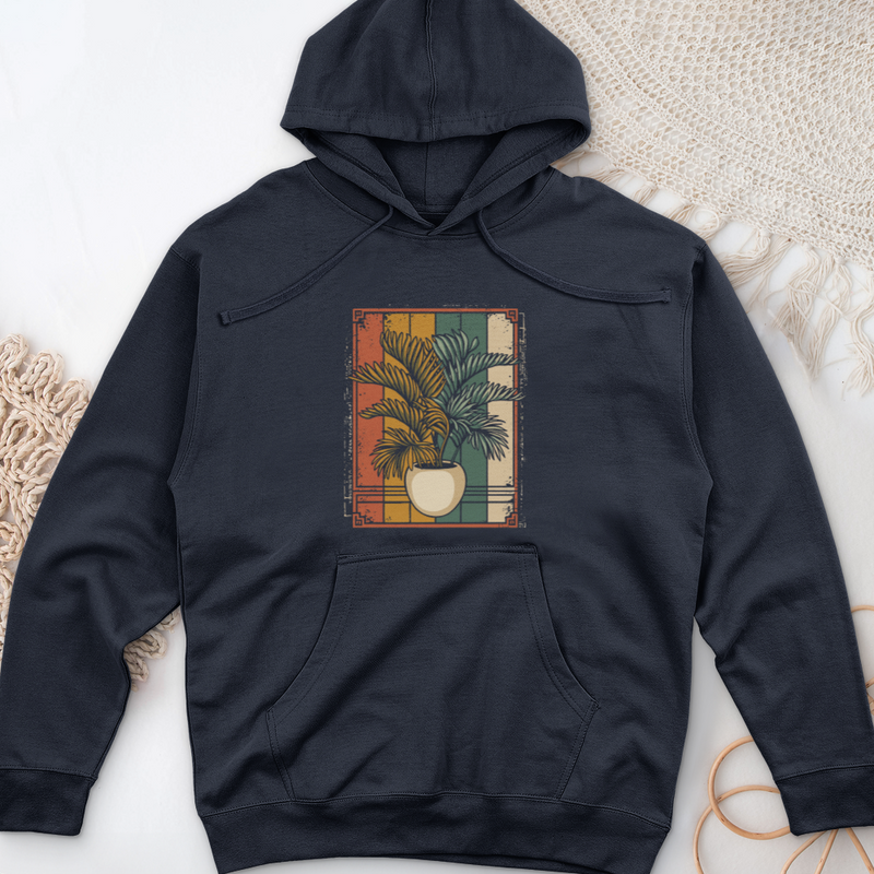 Areca House Plant Midweight Hooded Sweatshirt