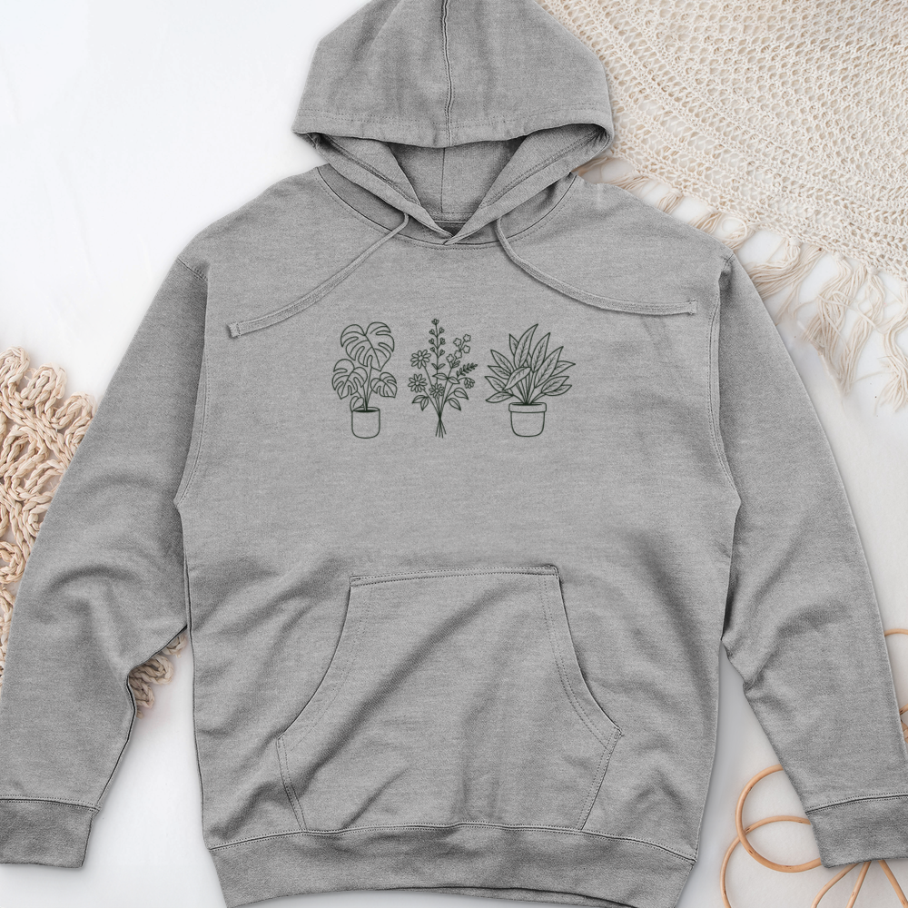 Botanical Trio Midweight Hooded Sweatshirt