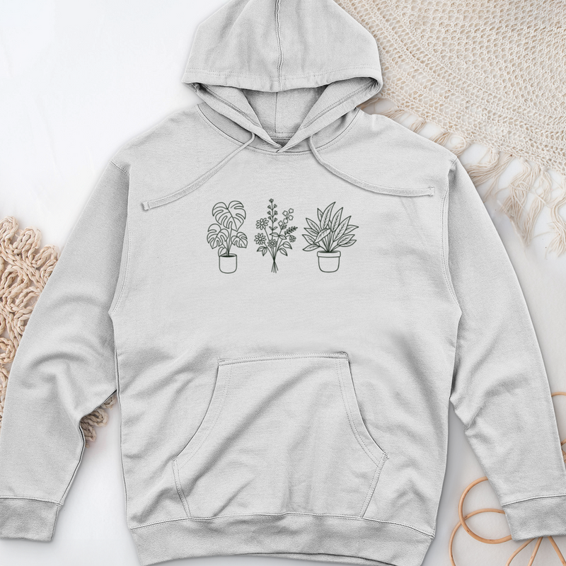 Botanical Trio Midweight Hooded Sweatshirt