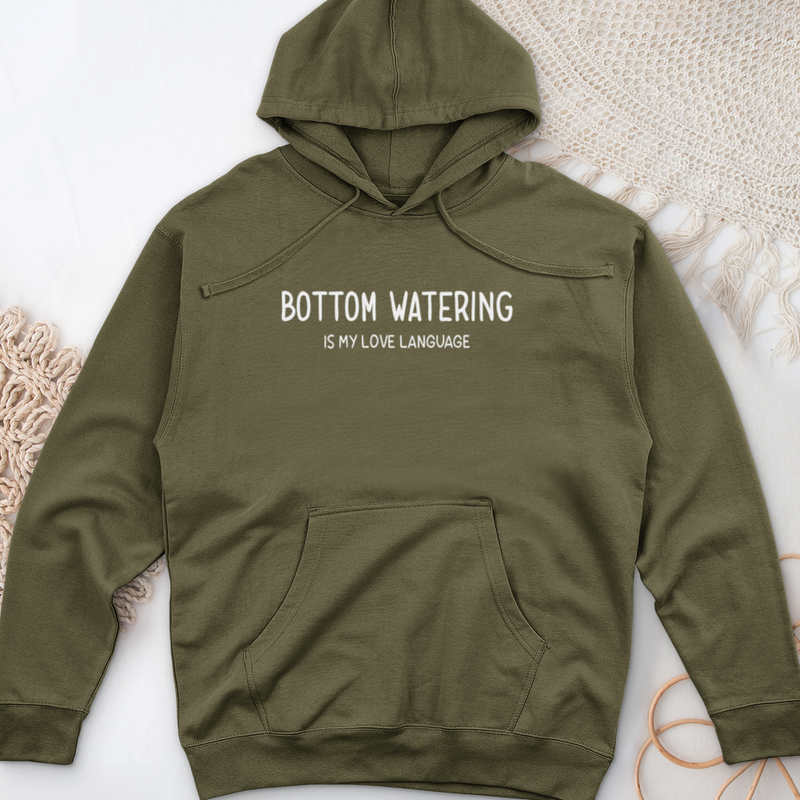 Bottom Watering Midweight Hooded Sweatshirt