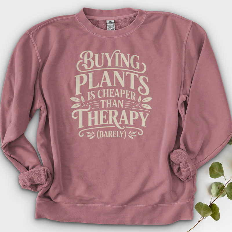 Buying Plants is Cheaper Crewneck