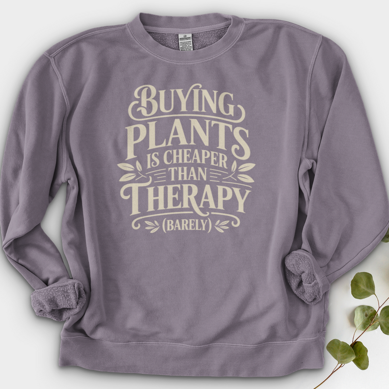 Buying Plants is Cheaper Crewneck