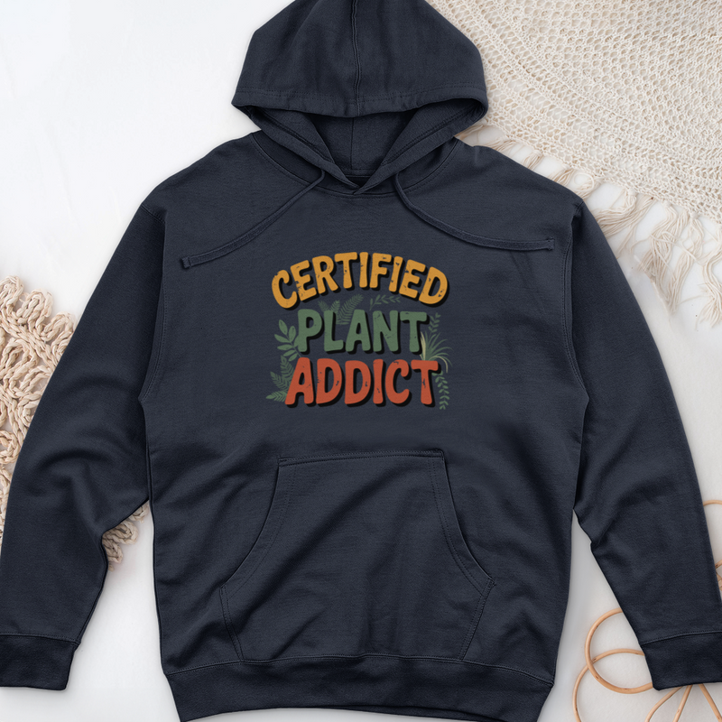 Certified Plant Addict Midweight Hooded Sweatshirt