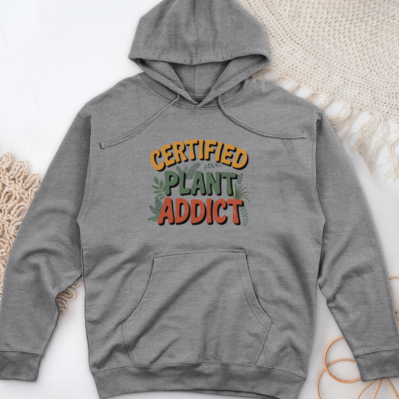 Certified Plant Addict Midweight Hooded Sweatshirt