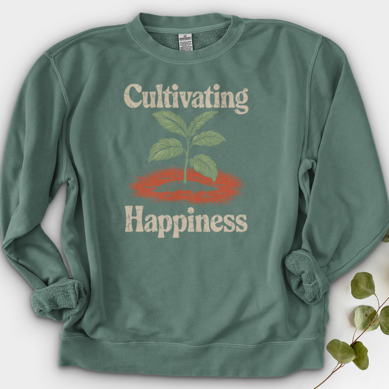 Cultivating Happiness Crewneck