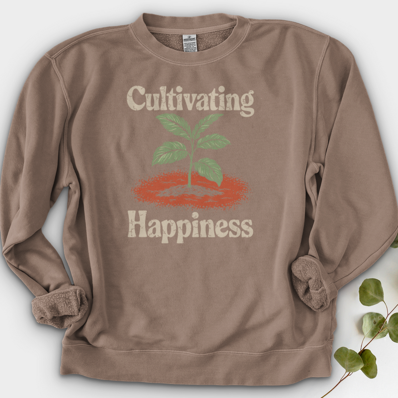Cultivating Happiness Crewneck