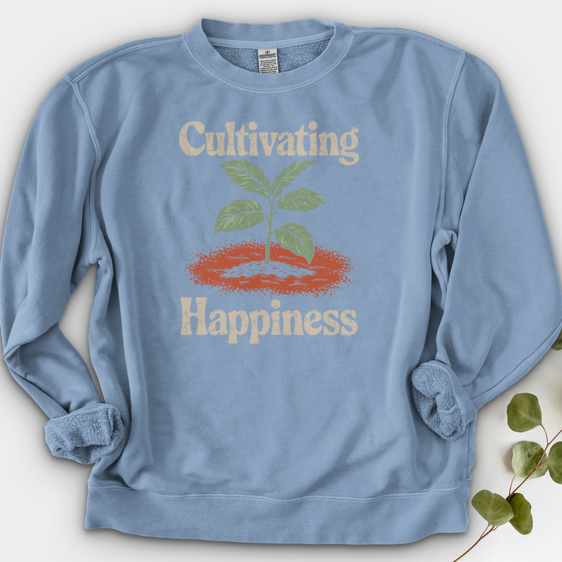 Cultivating Happiness Crewneck