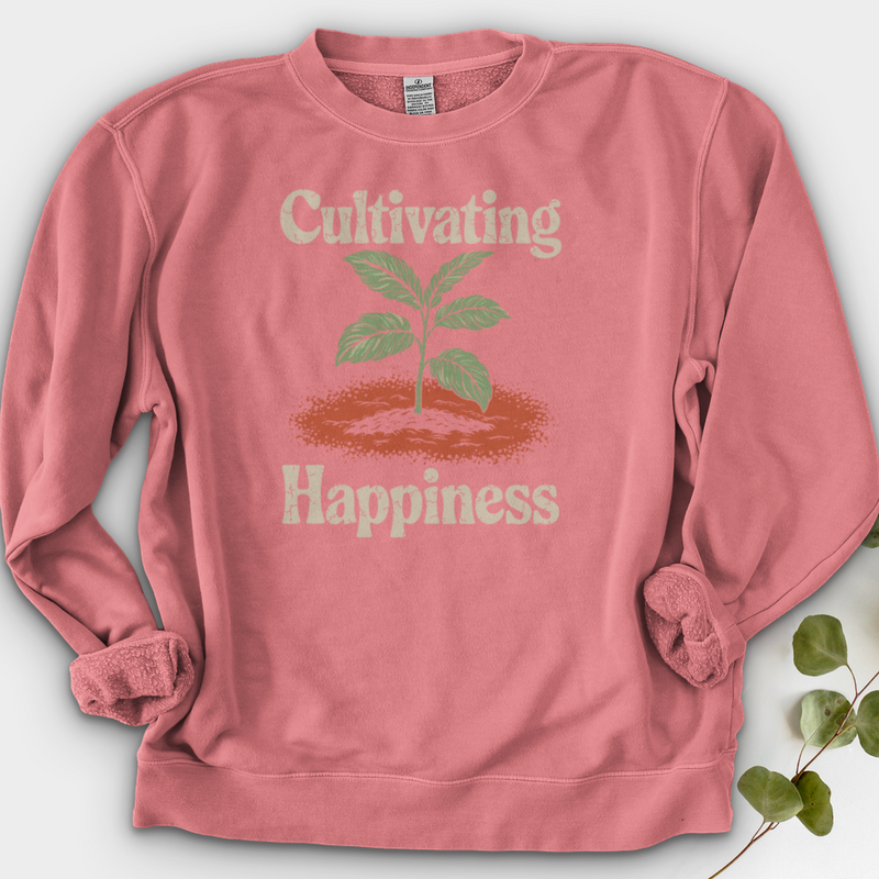 Cultivating Happiness Crewneck