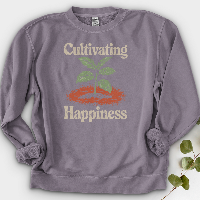 Cultivating Happiness Crewneck