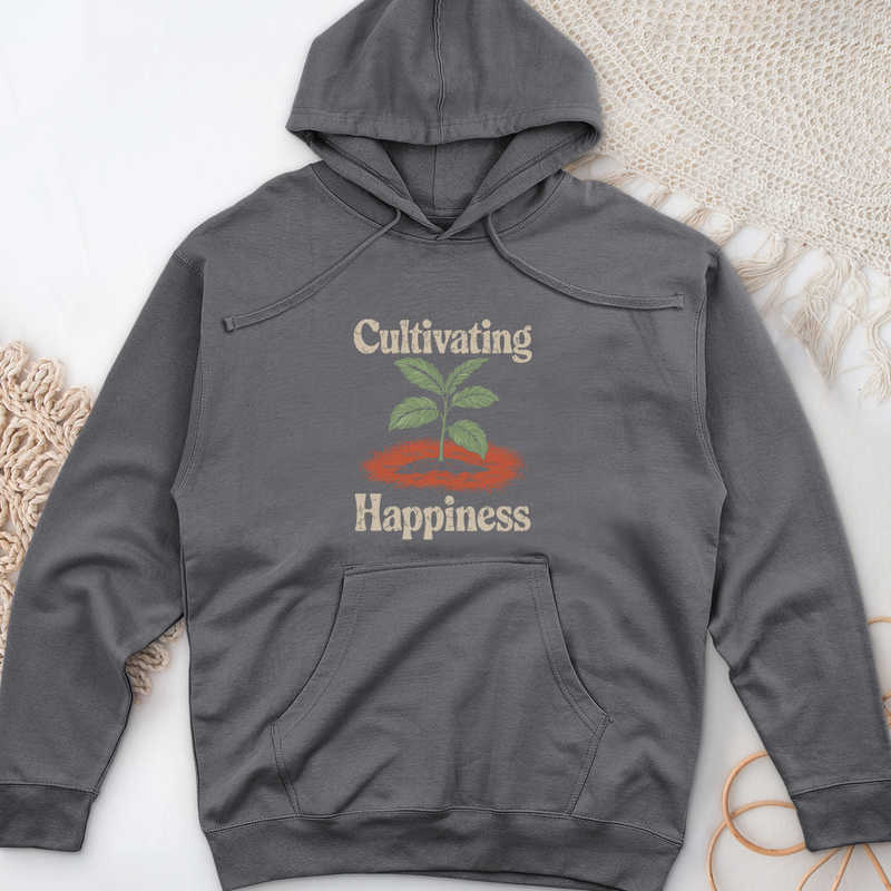 Cultivating Happiness Midweight Hooded Sweatshirt