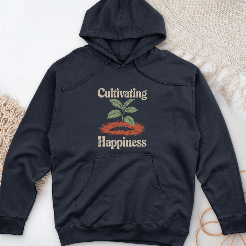 Cultivating Happiness Midweight Hooded Sweatshirt