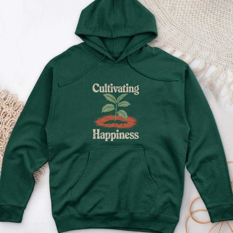 Cultivating Happiness Midweight Hooded Sweatshirt