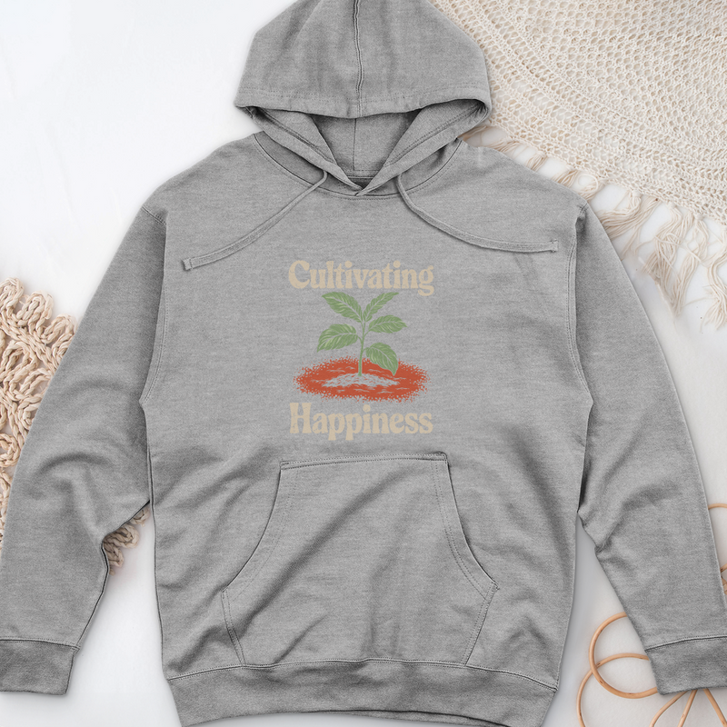 Cultivating Happiness Midweight Hooded Sweatshirt