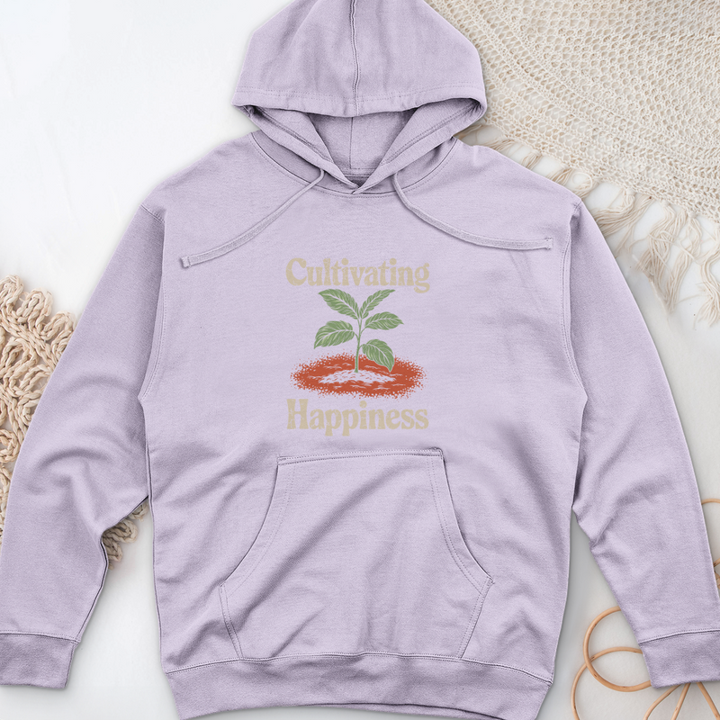 Cultivating Happiness Midweight Hooded Sweatshirt