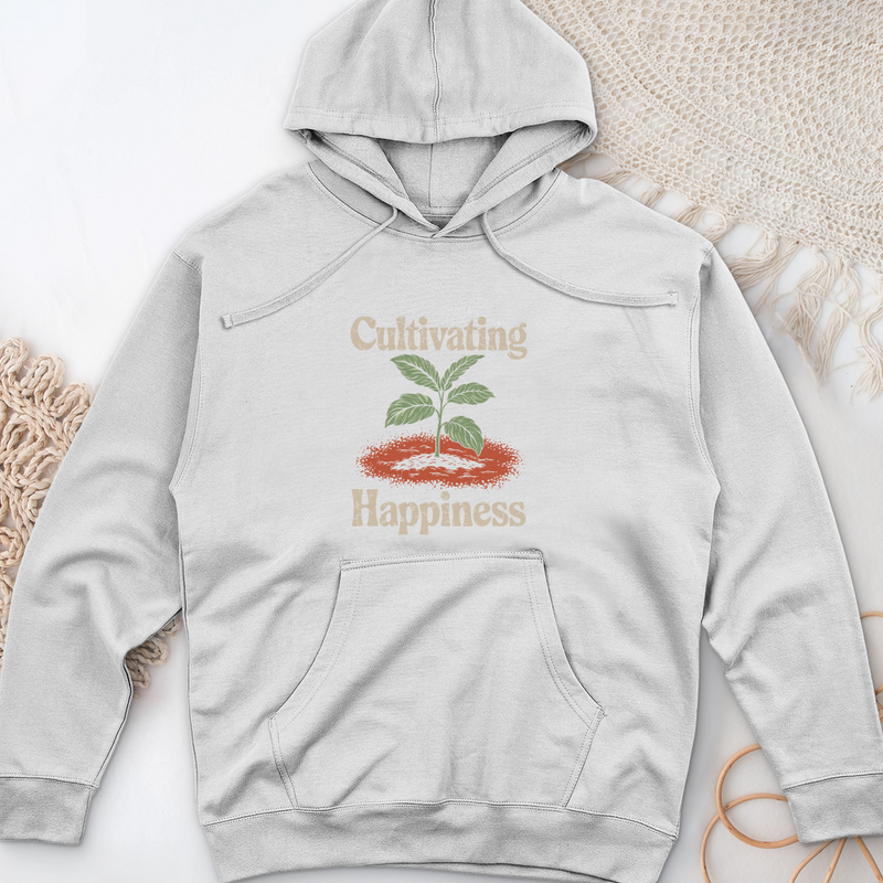 Cultivating Happiness Midweight Hooded Sweatshirt