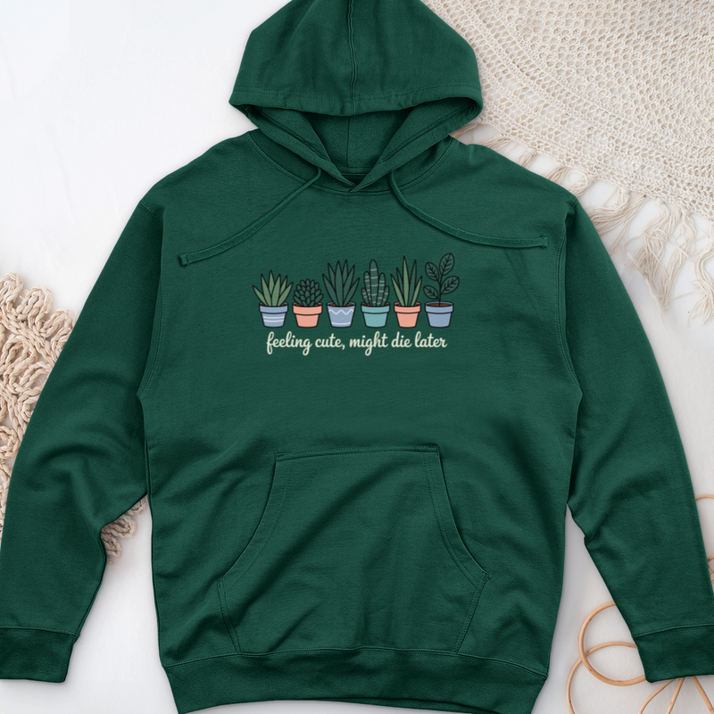 Feeling Cute, Might Die Later Midweight Hooded Sweatshirt