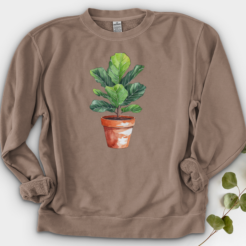 Fiddle Leaf Fig Plant Crewneck