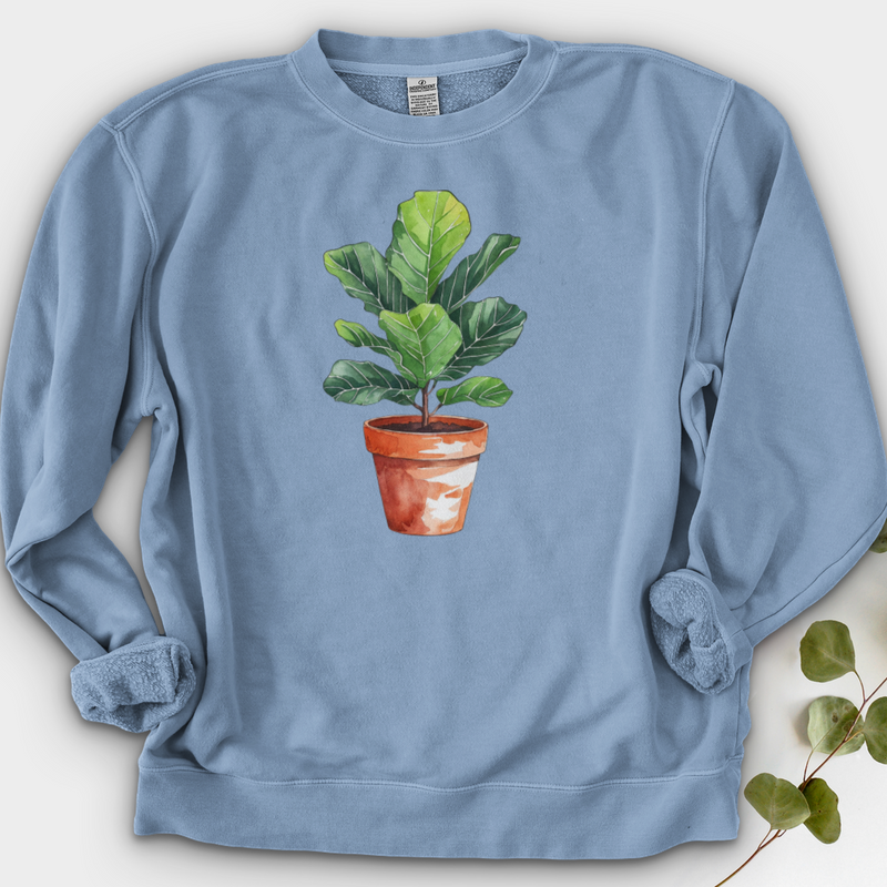 Fiddle Leaf Fig Plant Crewneck