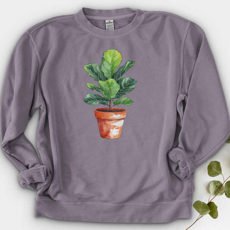 Fiddle Leaf Fig Plant Crewneck