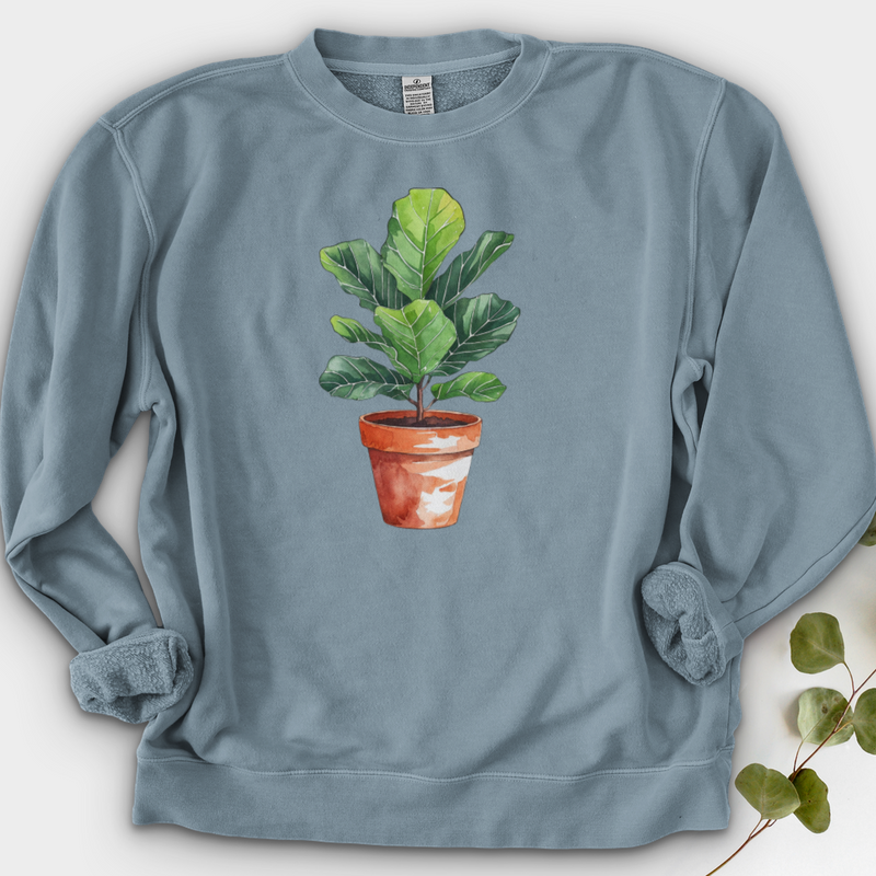 Fiddle Leaf Fig Plant Crewneck