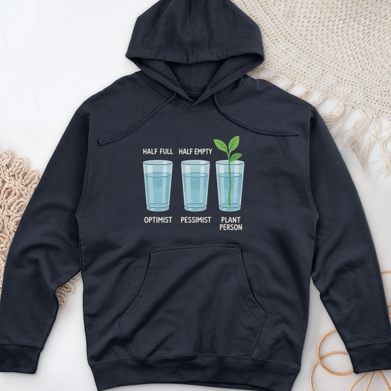 Glass Half Midweight Hooded Sweatshirt