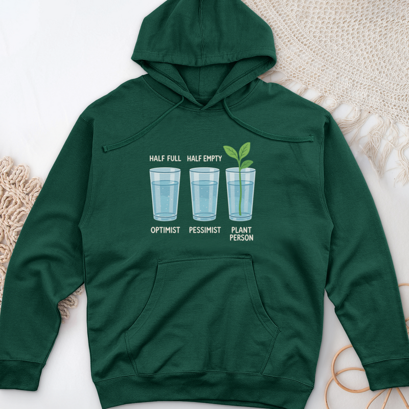 Glass Half Midweight Hooded Sweatshirt